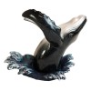 Ebros Nautical Ocean Marine Leaping Baleen Humpback Whale Wine Bottle