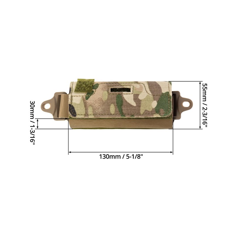 QWORK Counterbalance Weight Bag, 2 Pack Tactical Counterweight NVG Pouch