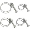 12 PCS Adjustable Double Wire Hose Clamps,304 Stainless Steel Hose