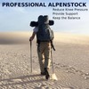 SPOTRAVEL Telescopic Trekking Poles, 2 Pack Aluminum Hiking Sticks, Lightweight