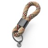 Dinalu Key Pendant Made of Sailing Rope with Black Metal,