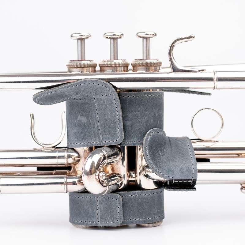 Trumpet Valve Guard XL Genuine Leather Protection Trumpet Valve Cover