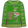 Be The Ball 4U Awesome Ugly Christmas Sweater Flamingo Golf