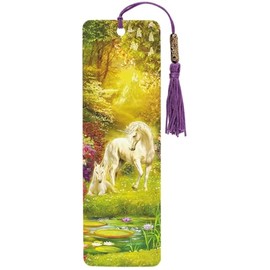 Unicorn Beaded Bookmark