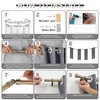 Mayrhyme Antique Bronze Bay Window Curtain Rods with Aluminum End