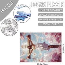 1000 Piece Jesus Christ on The Cross Jigsaw Puzzles for Adults Word Puzzles Messiah Puzzle 27×20 Inches Colorful DIY Puzzles for Home Decoration Gifts Family Puzzle Perfect for Game Nights