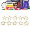 100pcs Star Paper Clips, Cute Star Paper Clips with Plating,
