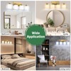 palaro 4 Light Bathroom Light Fixtures,Brushed Gold Vanity Lights for