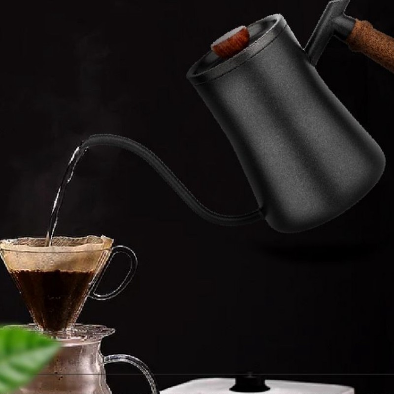 Pour Over Coffee Kettle with Gooseneck Spout Stainless Steel 20oz