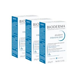 BIODERMA, Atoderm TriPack Intensive Barra de Limpieza Antibacterial Diaria, Skincare para Piel muy Seca, 150ML                                        