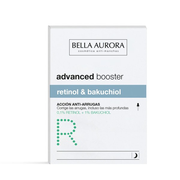 Bella Aurora Advanced Booster R Retinol & Bakuchiol | Anti-Wrinkle Serum, Firming and Rejuvenating, 30 ml