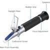 AUTOUTLET Salinity Refractometer,Automatic Temperature Compensation Salt Water Tester Hydrometer 0-100ppt