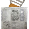 Karina Home Home Sweet Home Grey PVC Tablecloth 180cm x