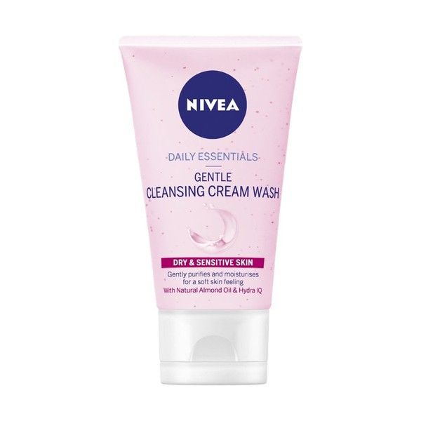 Nivea Daily Essential Gentle Cleansing Cream Wash For Dry/Sensitive Skin