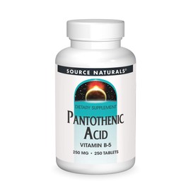 Source Naturals Pantothenic Acid 250 mg Vitamin B-5 Dietary Supplement - 250 Tablets