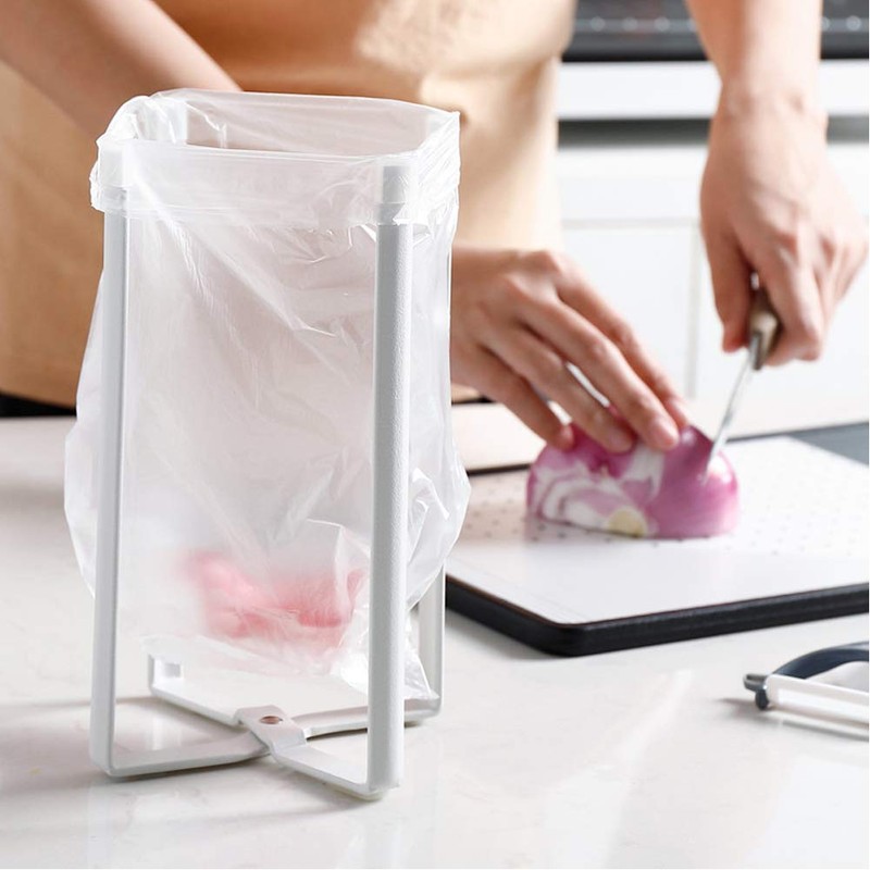 Multifunctional Kitchen Stand Holder for Plastic Bags, Bottles and Cups,