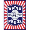 WAYNE FEEDS 9" x 12" METAL SIGN