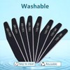 10 PCS Nail Files Set, 100/180 Grit Double-Sided Black Emery