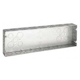RACO Electrical Box, 98.5 cu. in., 6 Gang, Steel, Compact, Not Water Resistant