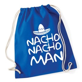 Hippowarehouse Nacho nacho man Drawstring Cotton School Gym Kid Bag Sack 37cm x 46cm, 12 litres