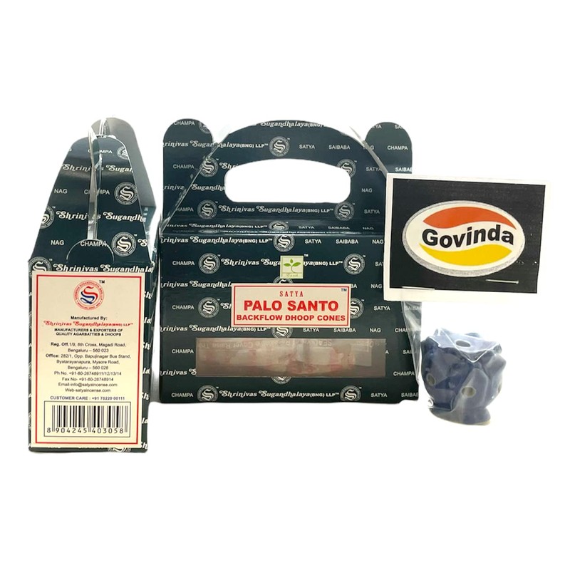Govinda - Bangalore (BNG) Palo Santo Backflow Cones 48 pcs