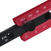 Woodworking Compass Dual Scale Aluminum Alloy Fixed Point Marking Gauge