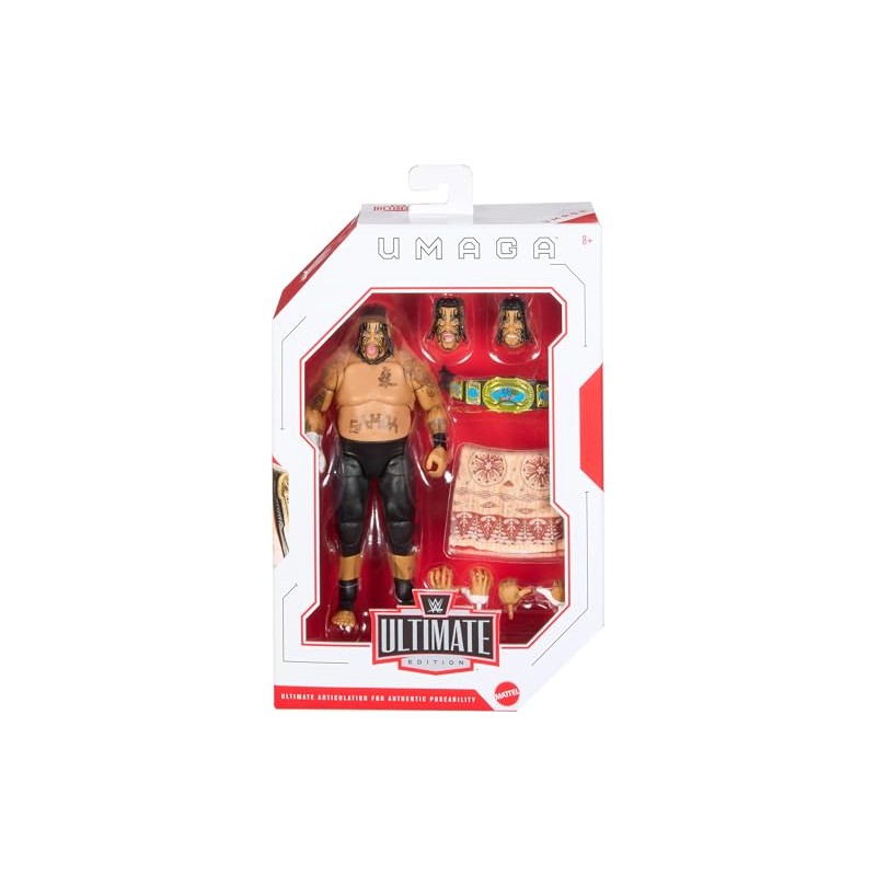 Mattel WWE Ultimate Edition Umaga Figura de acción