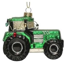 The Bridge Collection Green Tractor Ornament - Farming Christmas Tree Ornaments - Tractor Christmas Ornaments - Farm Ornaments - Gifts for Farmers