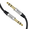 DTech Electric Guitar Cable TRS 1/4 Instrument Cable Aux Right