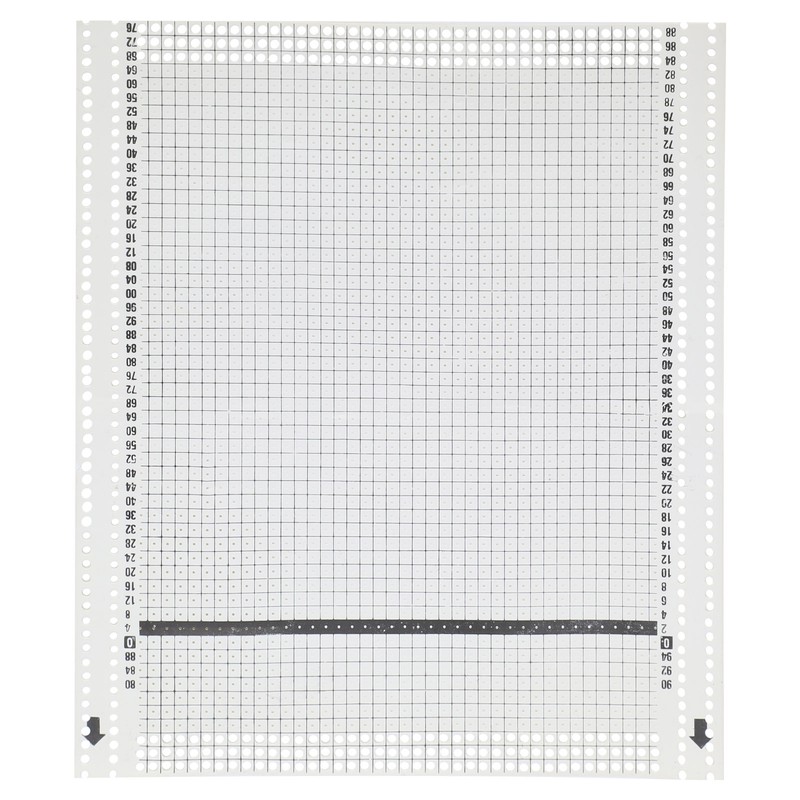 50Pcs Knitting Machine Blank Card Pre Punched Professional Spare Parts