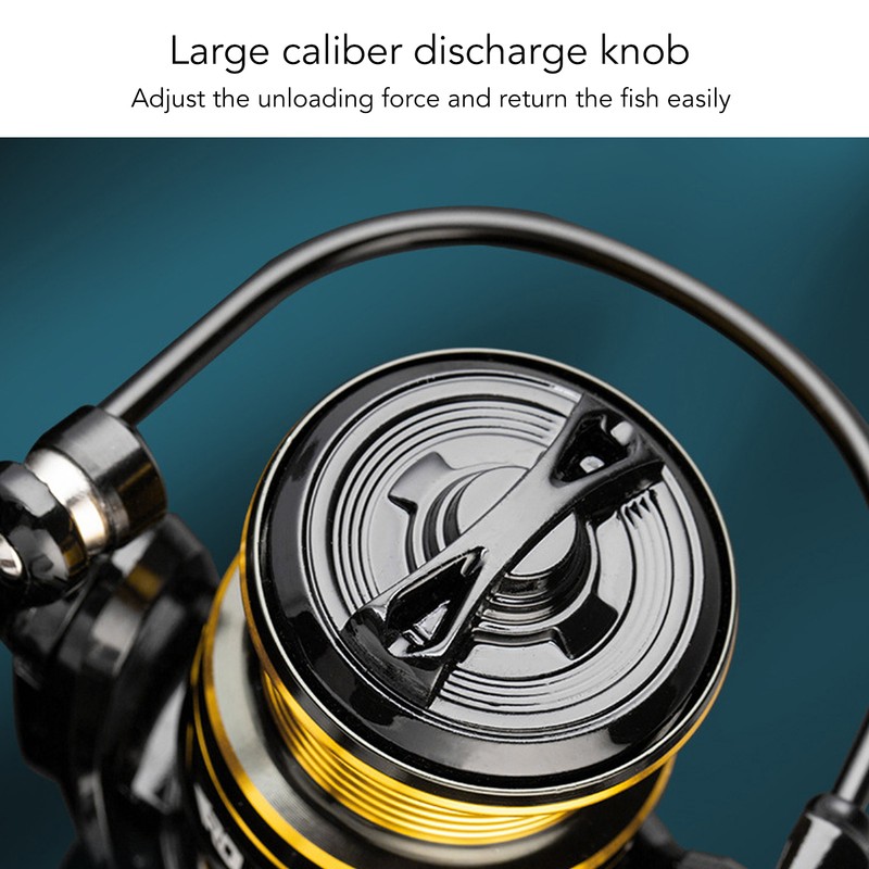 Fishing Reel Powerful Double Rocker Arm Metal Spinning Wheel for