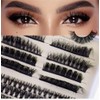 Magrace Eyelash Extension Kit DIY 88 PCS Individual Cluster Lashes