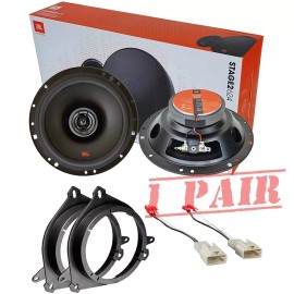 JBL Stage2624 240W 2way 6.5" Speakers & Adapters for Toyota/Lexus/S