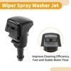 A ABSOPRO Windshield Washer Nozzle Kit for Chrysler 300 Windshield