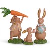Hodao 3 PCS Easter Bunny Family Decorations Spring Easter Rabbit