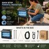 Solar Bug Zapper for Outdoor Use – 4500V Waterproof Mosquito
