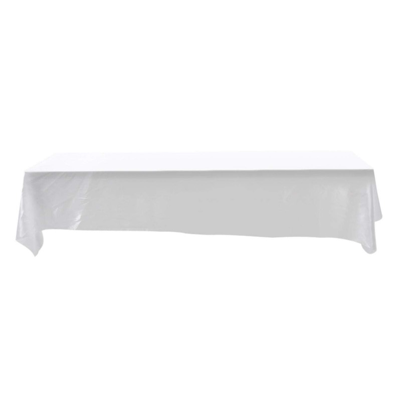 Tablecloth, 145X320Cm Table Cover Wrinkle-Resistant Polyester Banquet Table Cloth Washing