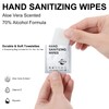 ARCHXX Cotton-Like Softness Hand Sanitizer Wipes, 200 Count, Individually Wrapped