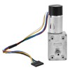 DC Worm Gear Motor 15mm Double Shaft Speed Reduction Drive