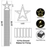 Onory Christmas Outdoor Star String Lights 23FT 860 LED Waterproof