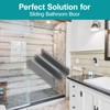 M6219 Sliding Shower Door Bottom Track(Grey) (Top-Hung Shower Door Track),