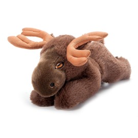 The Petting Zoo Moose Stuffed Animal Plushie, Gifts for Kids, Earth Keeperz Wildlife Animals, Zoologee Brown Moose Plush Toy, 10 inches