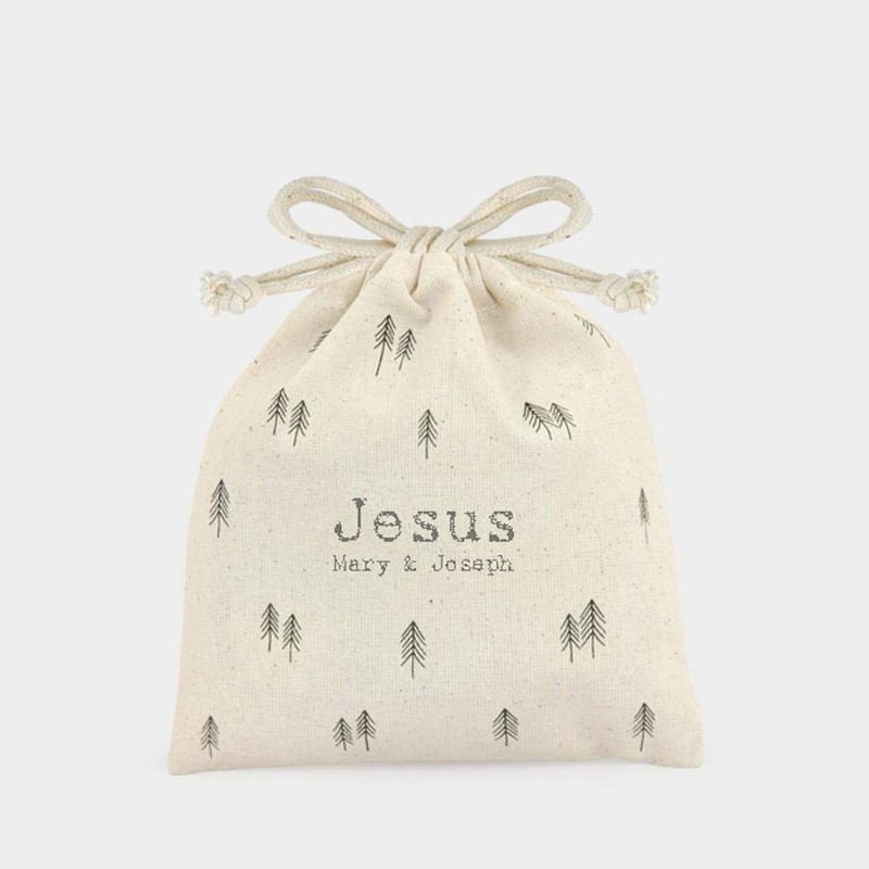 East of India Hand Made Wooden Jesus Bag Set Mary