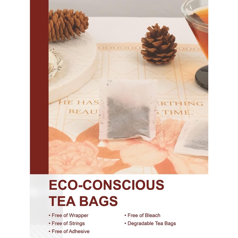 TeeLux Decaf Chocolate Hazelnut Black Tea, Decaffeinated Black Tea Flavored