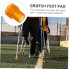 FOMIYES Sets Walking Pad Crutch Cushion Non-skid Pad Decorative Cane