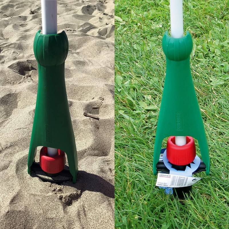 Krinner Vario Drill 20004 Parasol Stand Parasol Holder Ground Dowel