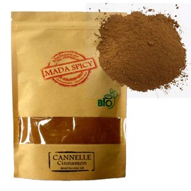 Organic Madagascar Cinnamon Cinnamon Ground 250g Cinnamon Gourmet Quality Resealable Bag