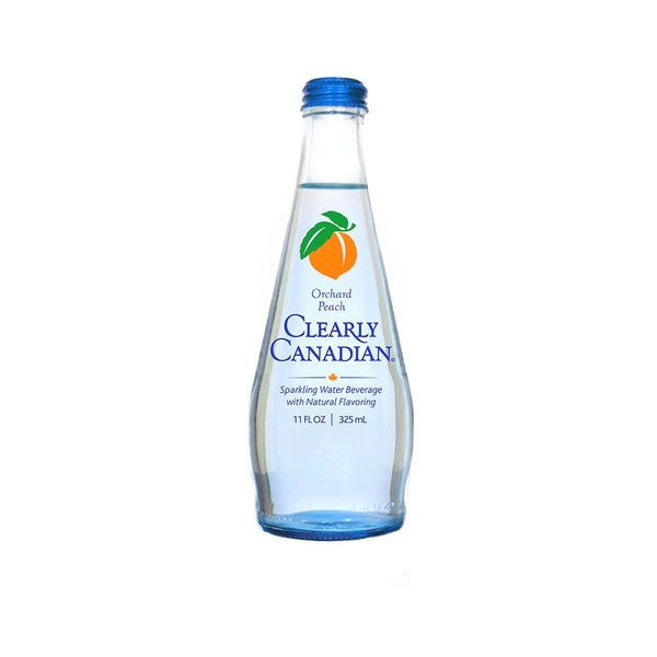 Clearly Canadian Sparkling Flavored Water (Orchard Peach, 4 Pack)
