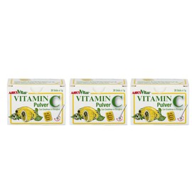 Amosvital Vitamin C Powder 1000 mg Sticks - FS with 30 Sticks of 1 g Each for Dissolving (1)