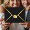 AVERZELLA 100 Pack 5x7 A7 Envelopes for Invitations, Black and